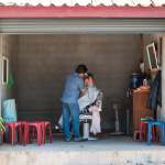 Barber shop, Luang Prabang