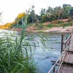 Same bridge, looking nicer, Luang Prabang
