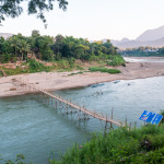 Looking nice from a distance, Khan river, Luang Prabang